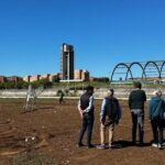 CISTERNA | Sopralluogo al complesso sportivo San Valentino: avanti i lavori per la nuova pista di atletica