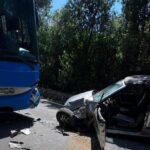 +++ FLASH +++ SERMONETA | Incidente sulla prima curva, coinvolti un bus Cotral e un’auto