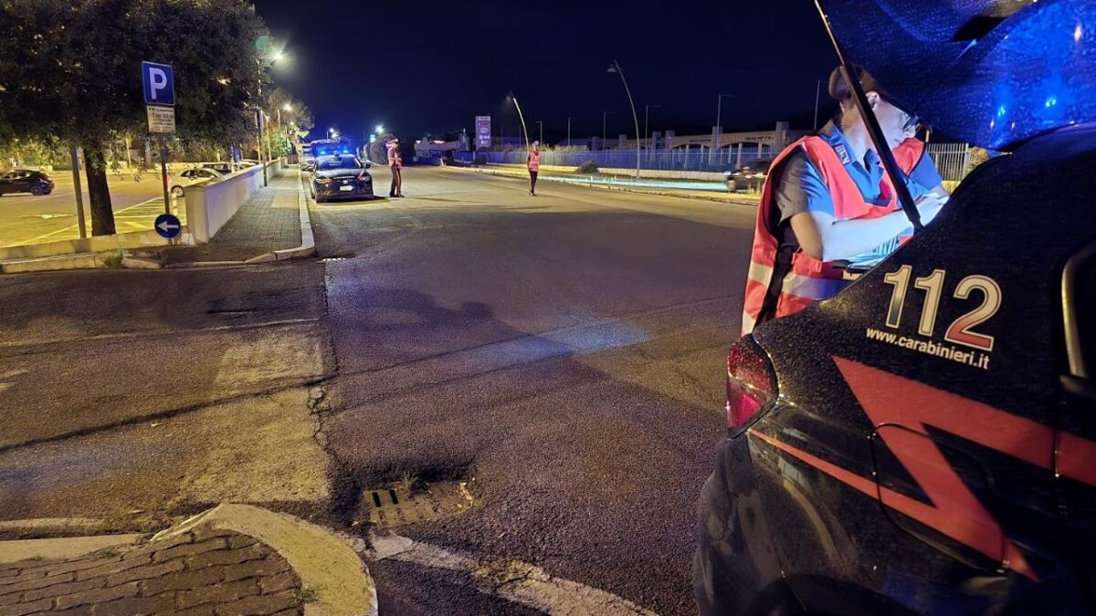 Posto Di Blocco Carabinieri Notte Terracina